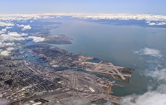 Aerial photo of Alameda